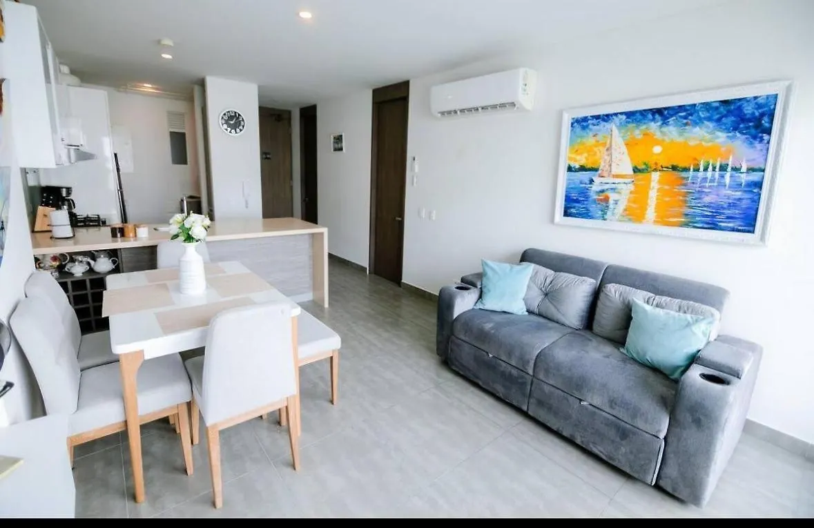 Apartamento Con Salida Privada A La Playa En Morros, Cartagena